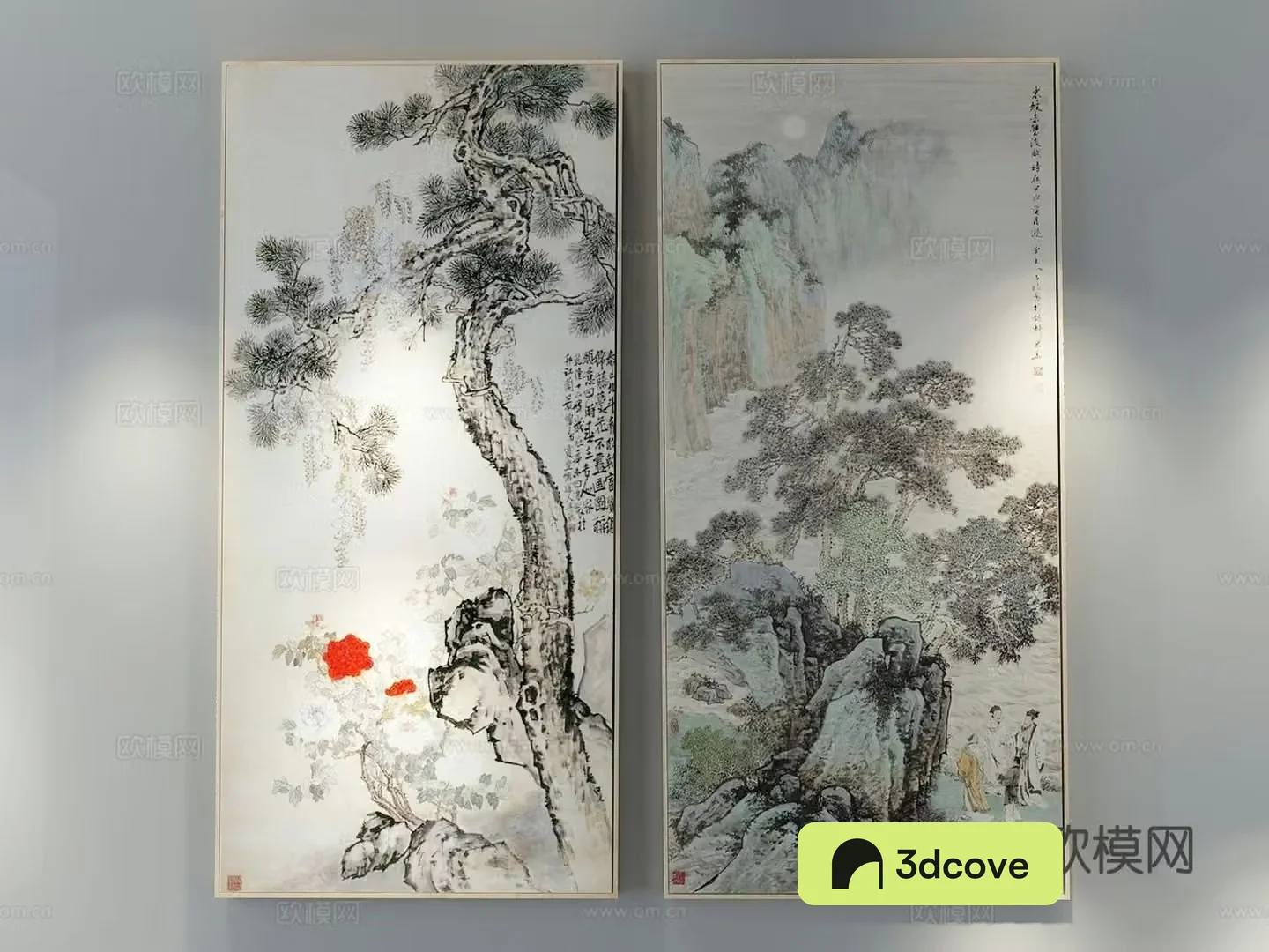New Chinese style decorative painting landscape painting hanging painting