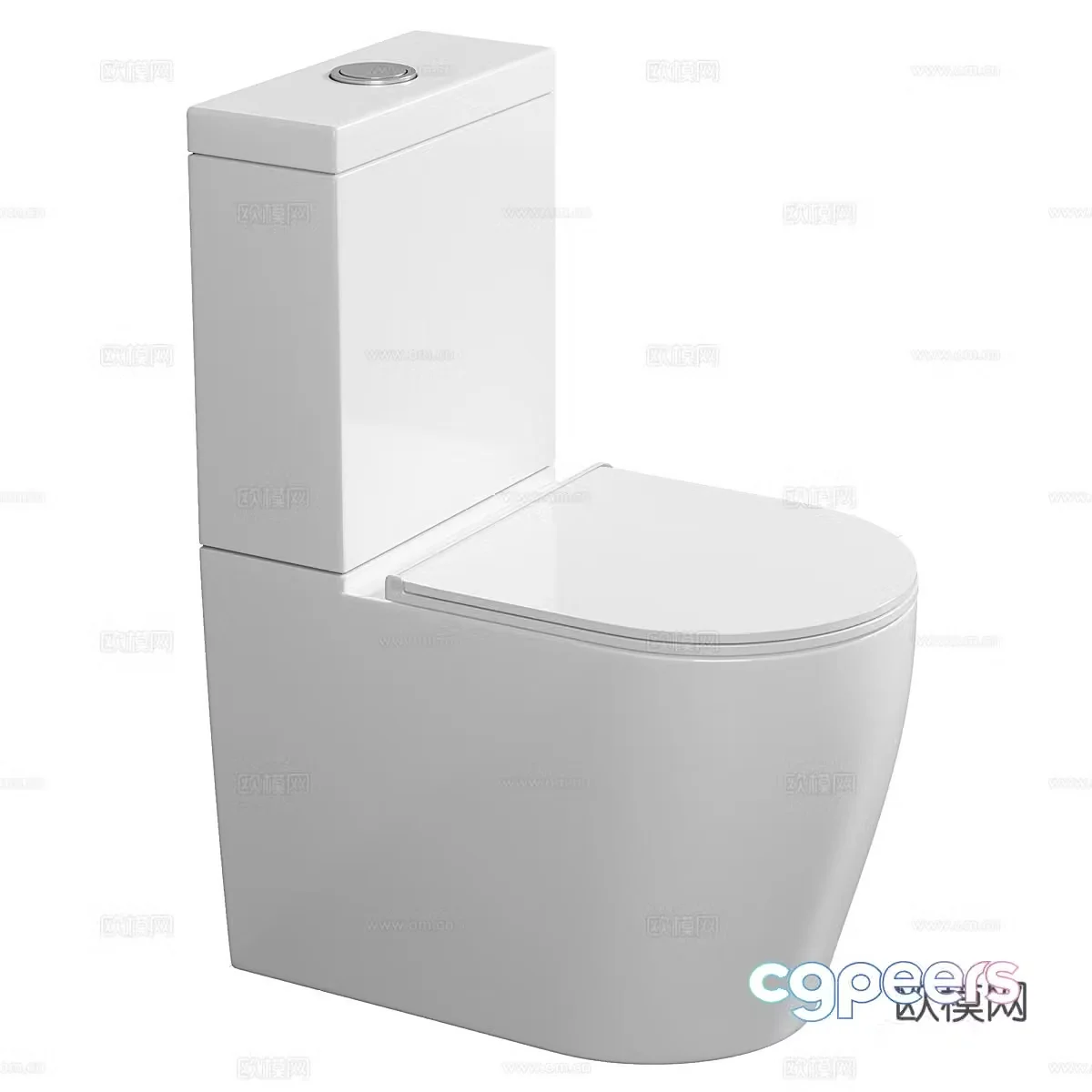 toilet 3d model