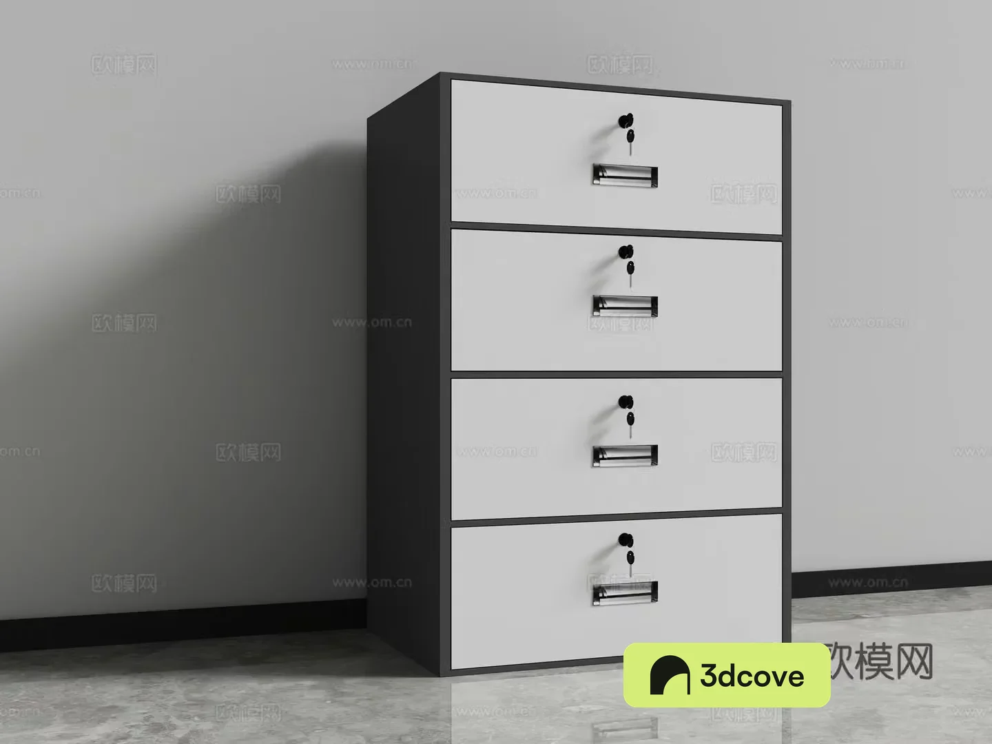 File cabinet low cabinet locker