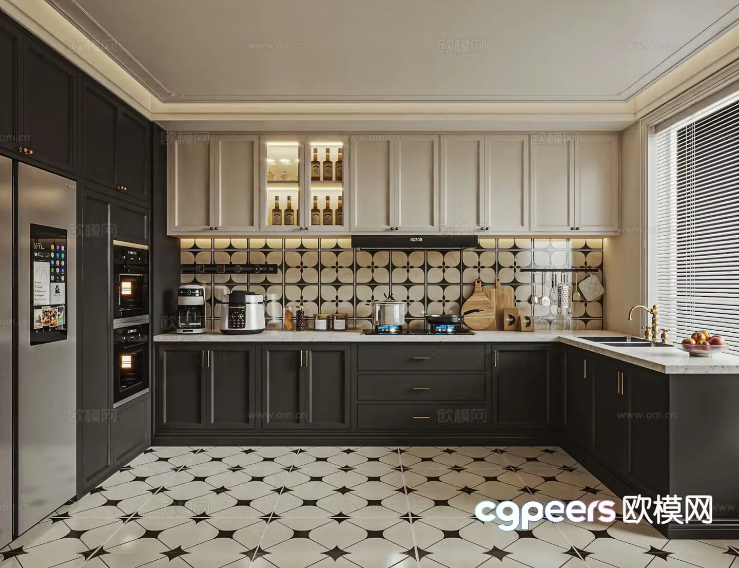 French kitchen 3d model