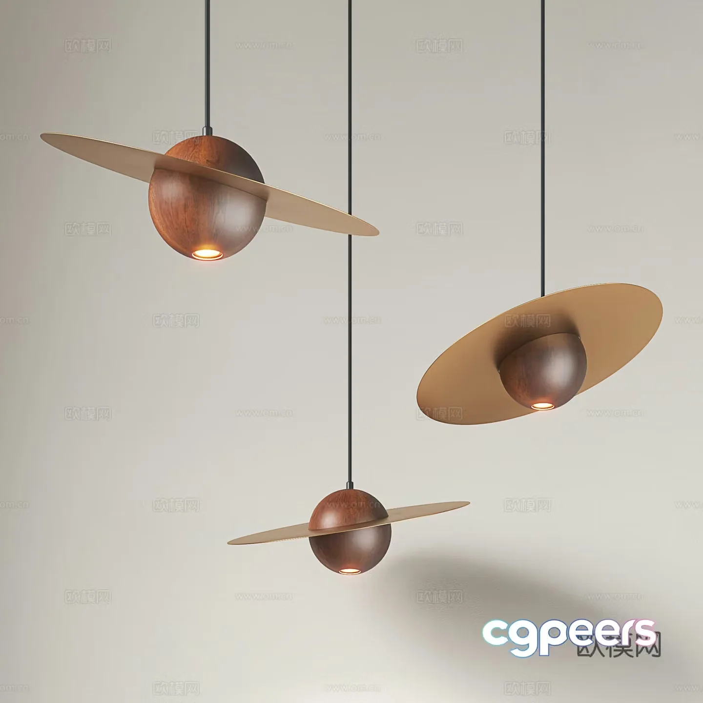 Retro style chandelier Restaurant bar chandelier Nanyang style chandelier Middle style chandelier UFO chandelier UFO chandelier 3D model