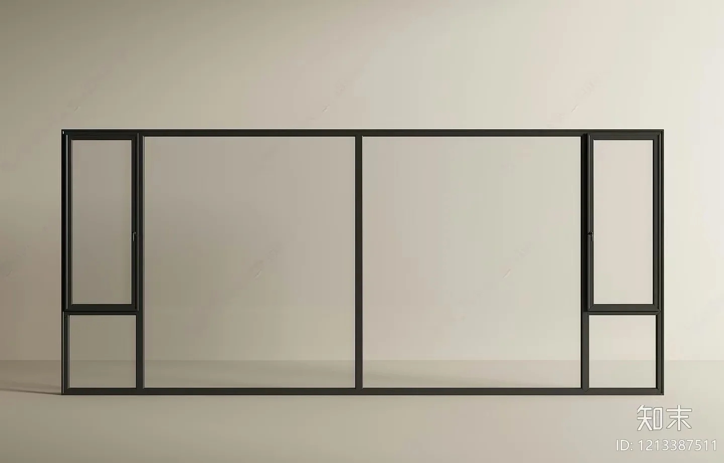 Minimalist Metal Frame 3D Model – 14483 – VRAY Render