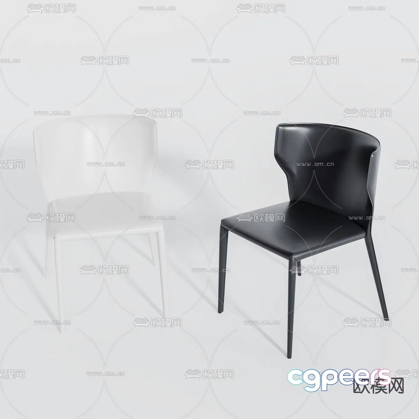 chair dining chair 3d model