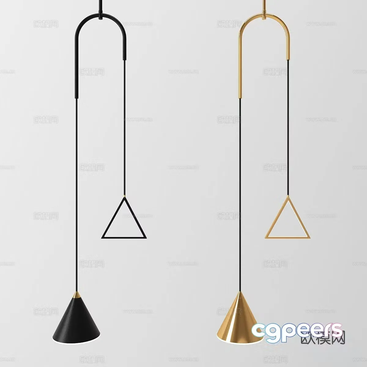 Creative chandelier 3d model