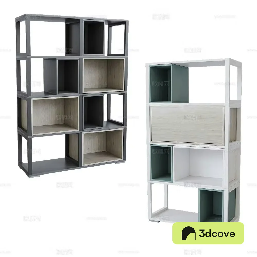 Modern decorative cabinet shelf