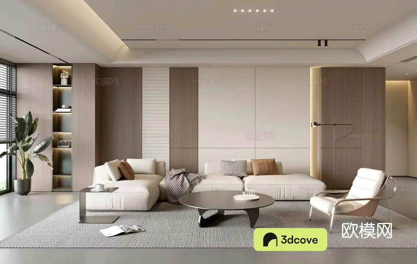 Modern simple living room balcony cabinet sofa combination coffee table sofa background wall