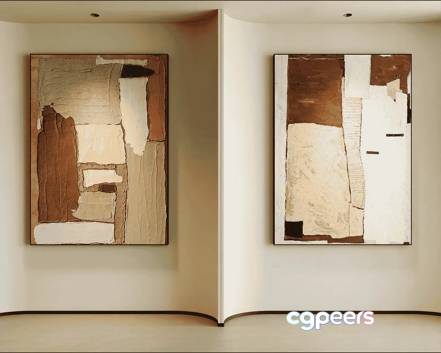 Abstract Art Painting 3D Model – 14128 – VRAY Render
