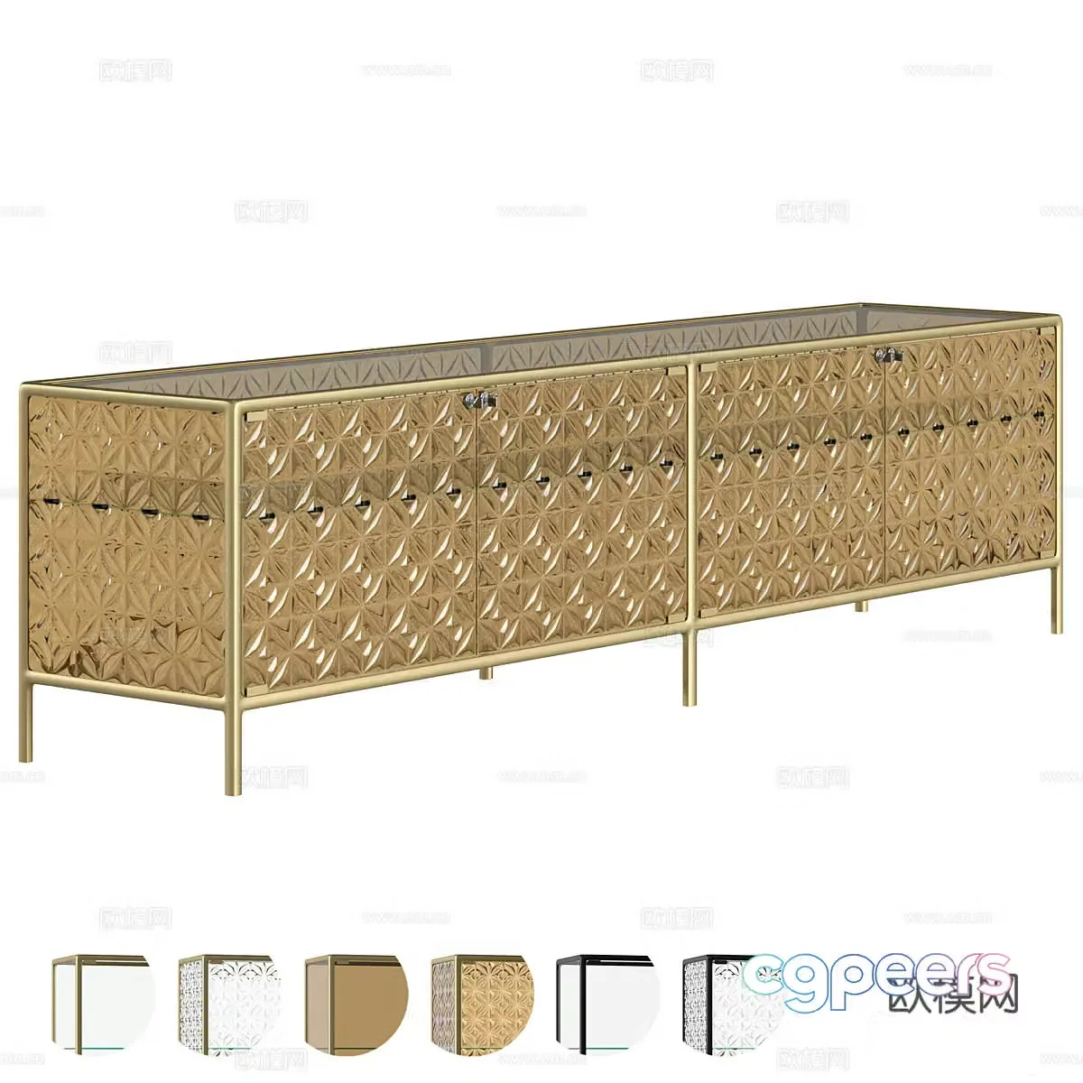 Fiam Eco ACV250 Showcase 3D Model