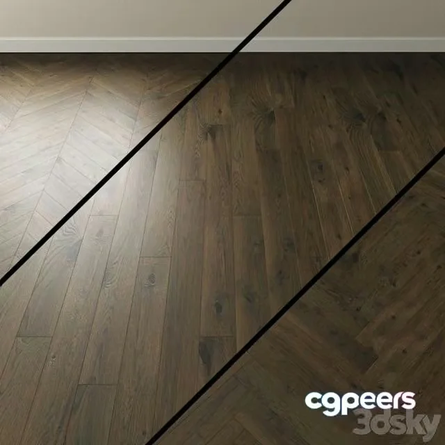 3ds Max Free – Parquet oak Coswick. Inspire SCANDINAVIAN dark
