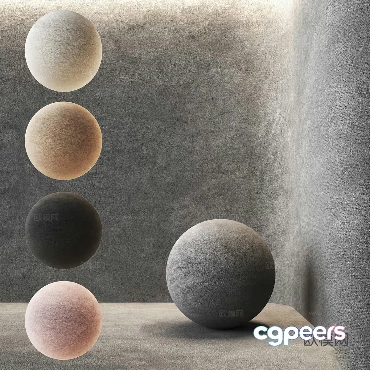Seamless carpet 3d model