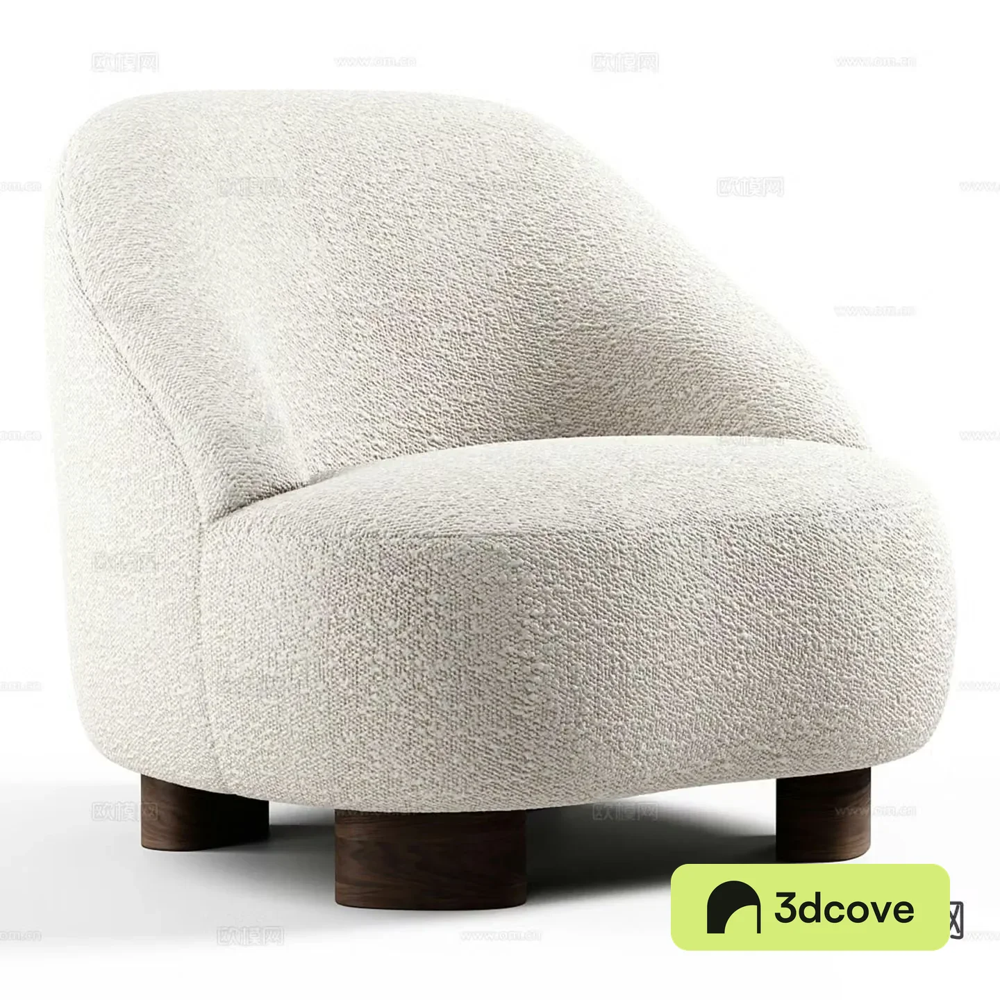 Cream style leisure sofa single sofa