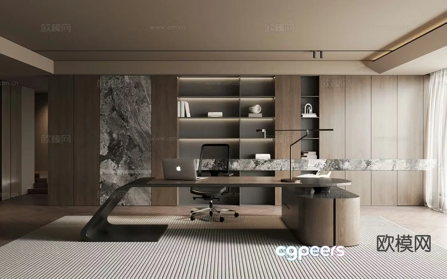 Italian General Manager’s Office Chairman’s Office 3D Model