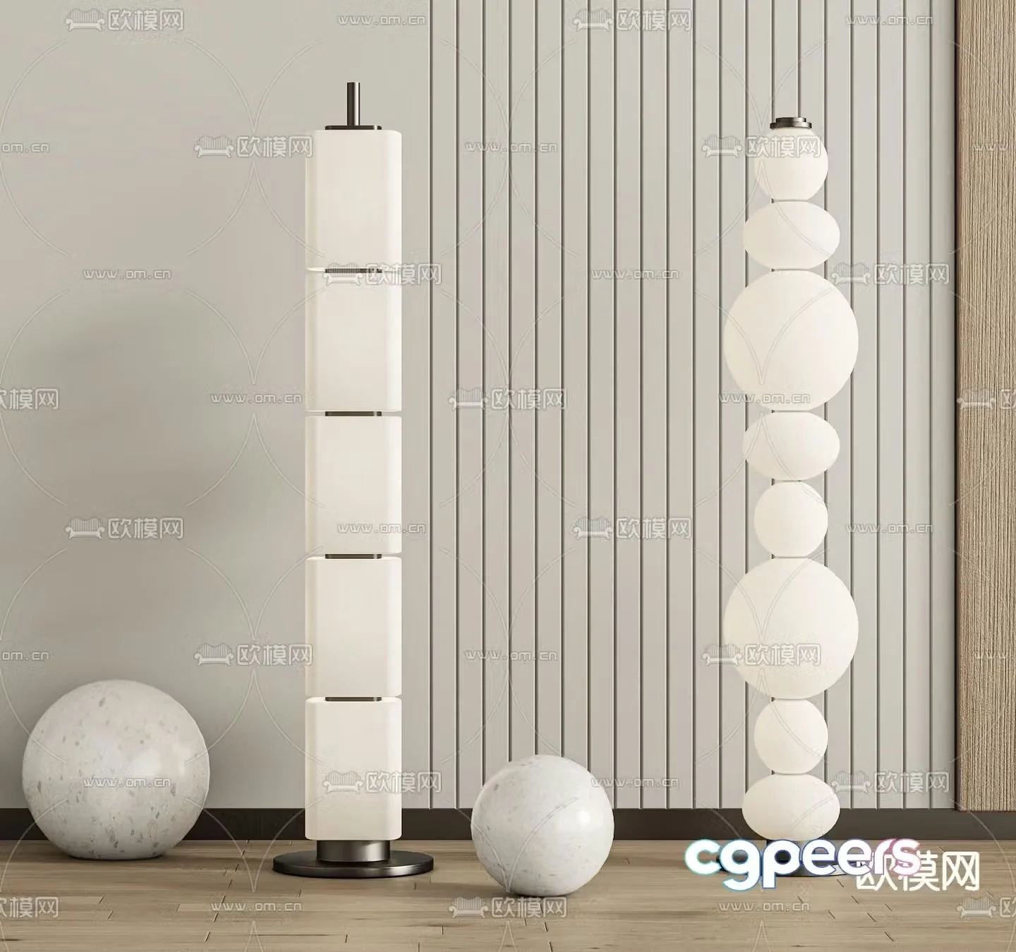 Modern floor lamp living room floor lamp 3d model