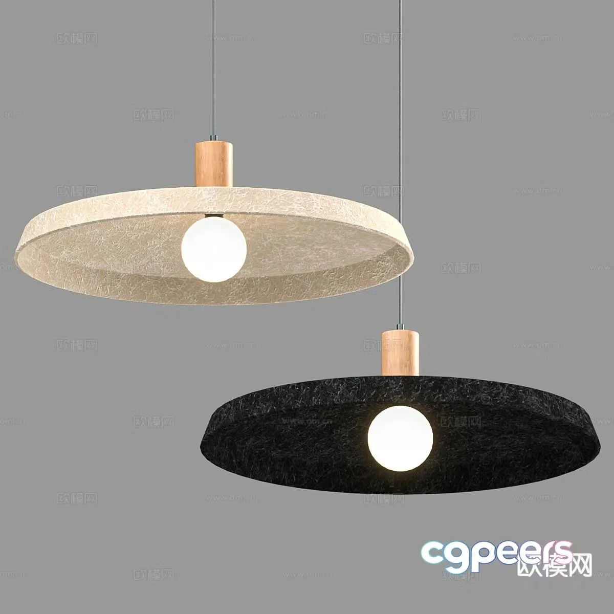 Simple chandelier art chandelier 3d model