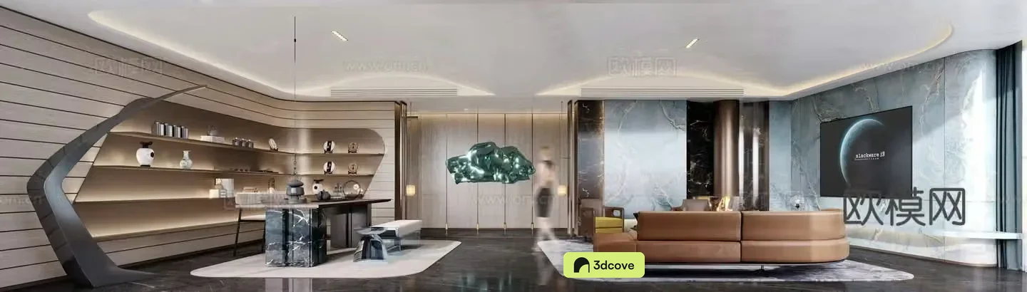 Modern villa living room