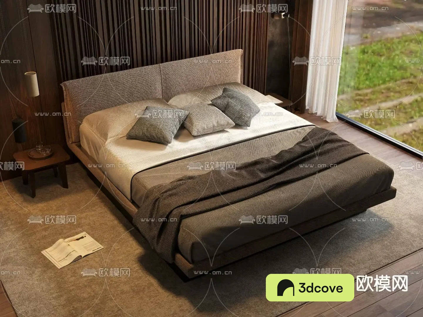 Molteni double bed