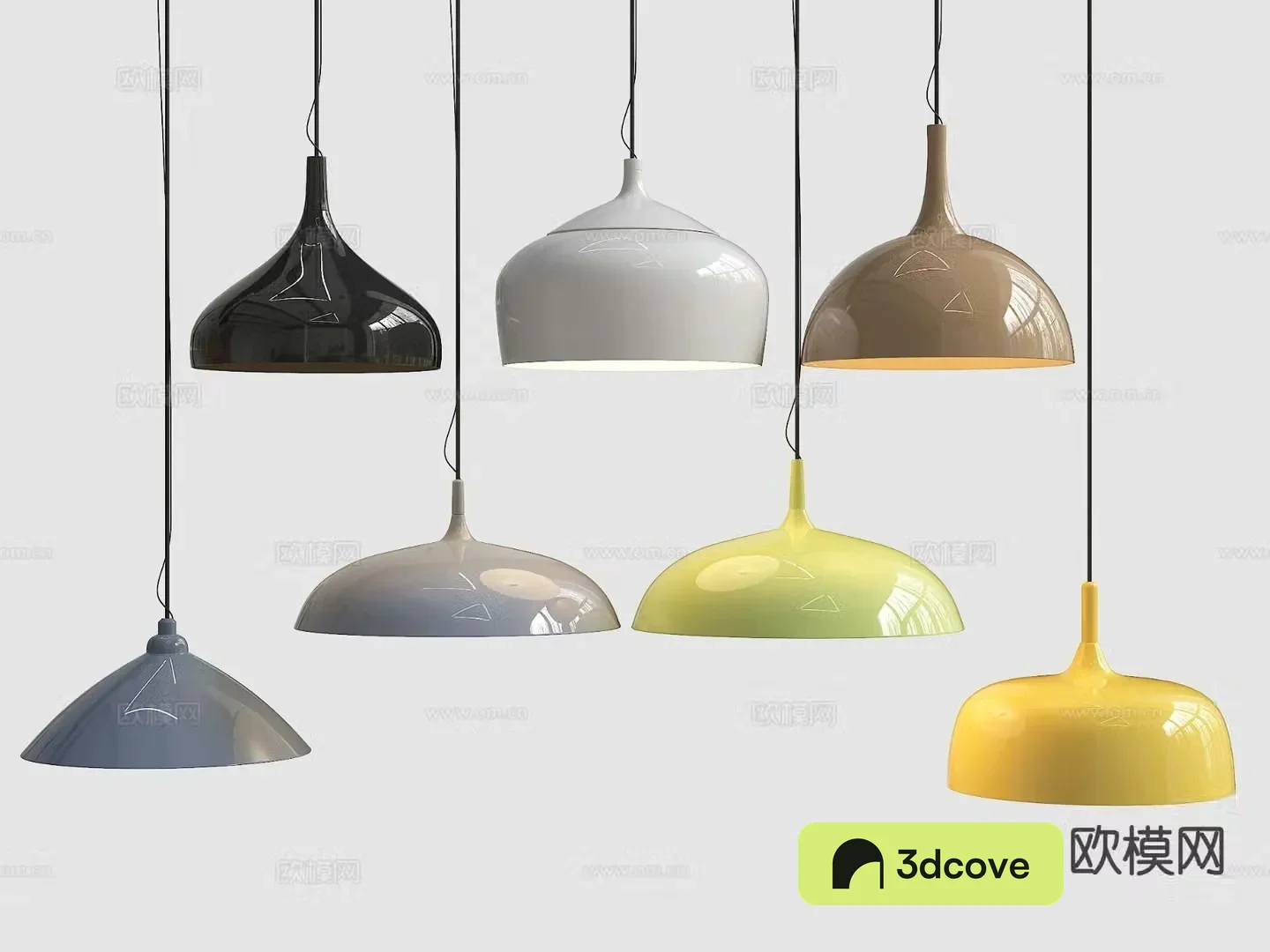 Nordic paint small chandelier