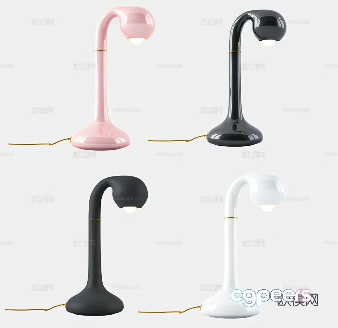 Children’s desk lamp Study desk lamp Learn desk lamp Simple desk lamp Art desk lamp Creative desk lamp 3D model