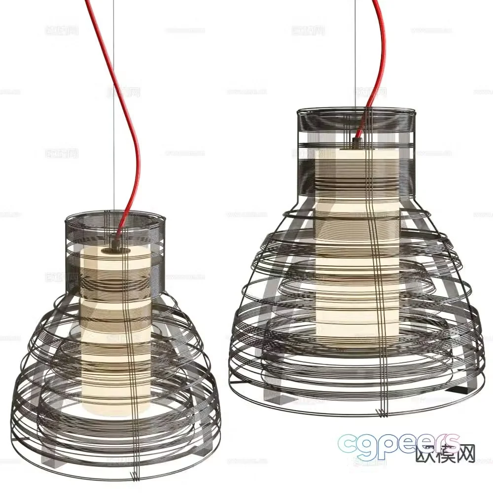 ELITE wrought iron chandelier 3d model