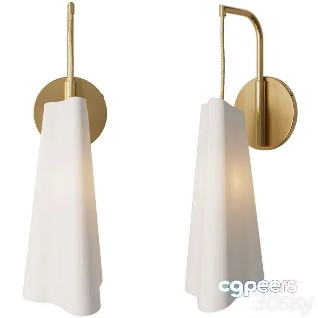 3ds Max Free – Sofia Sconce by West Elm