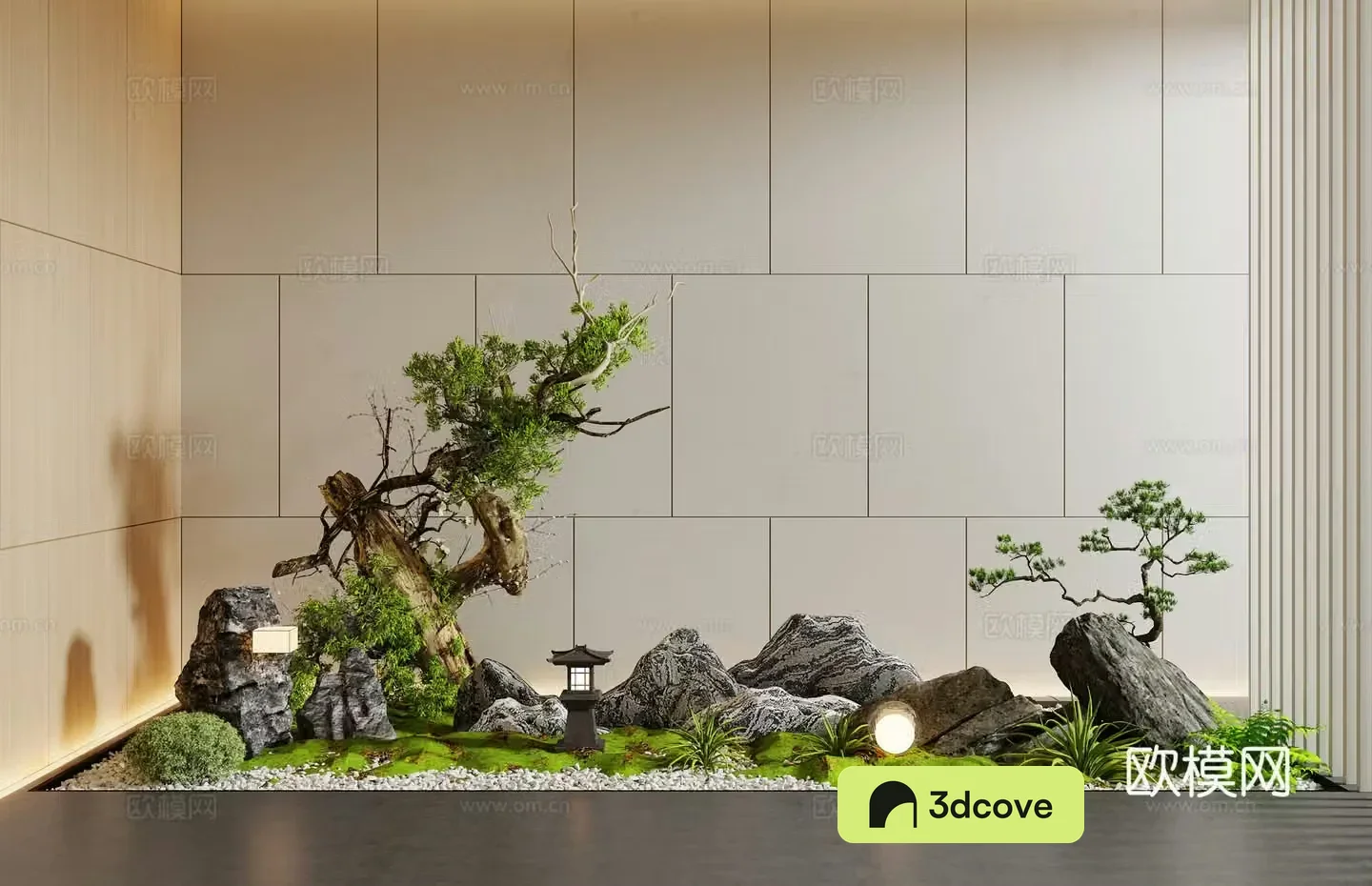 New Chinese-style interior landscape landscaping