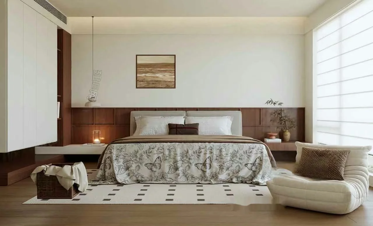 Modern Bedroom Design 3D Model – 12851 – CORONA Render
