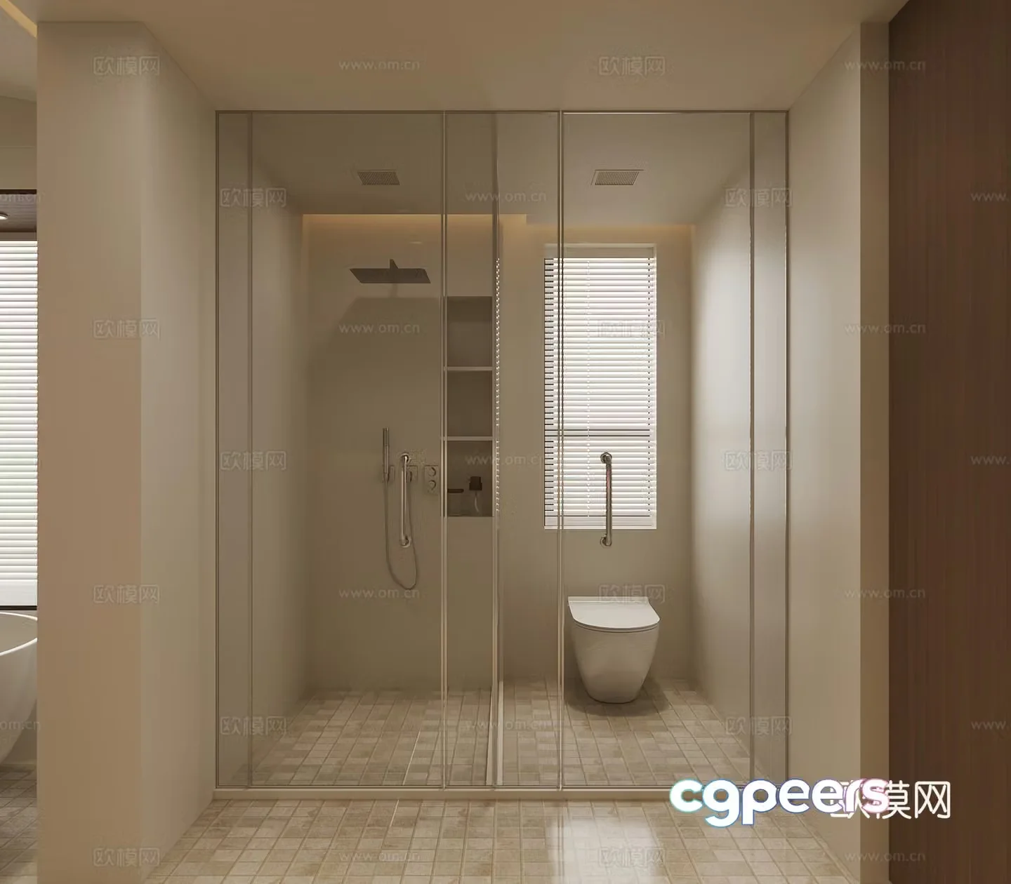 Wasabi bathroom 3d model