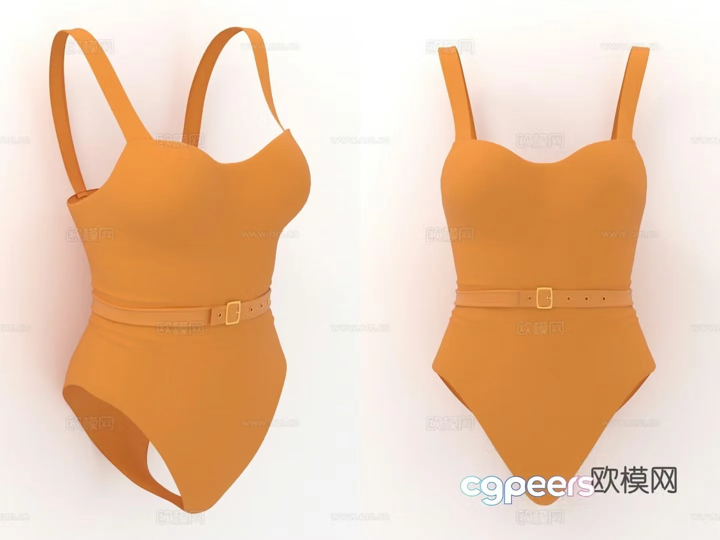Swimsuit Swimsuit Onesie Women’s Clothing Women’s Clothing 3D Model