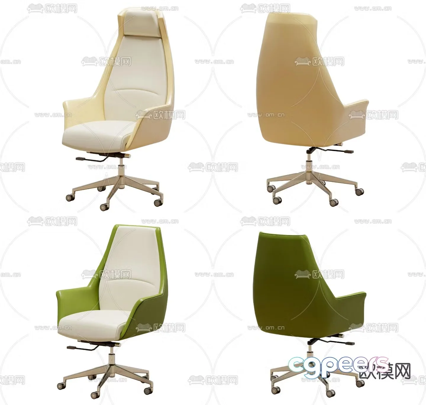 Executive chair boss chair office chair 3d model