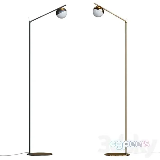 3ds Max Free – Contina Swing Arm Floor Lamp