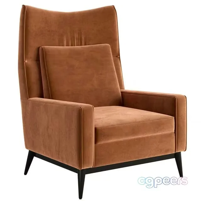3ds Max Free – Embassy Bronze Brown Lounge Chair by Paul McCobb