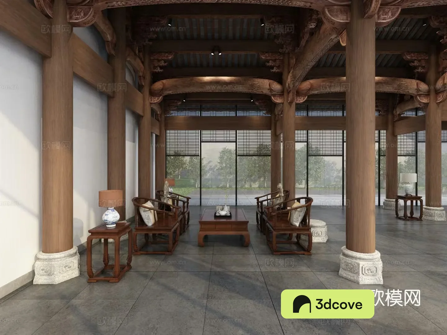 Chinese furniture exhibition hall
