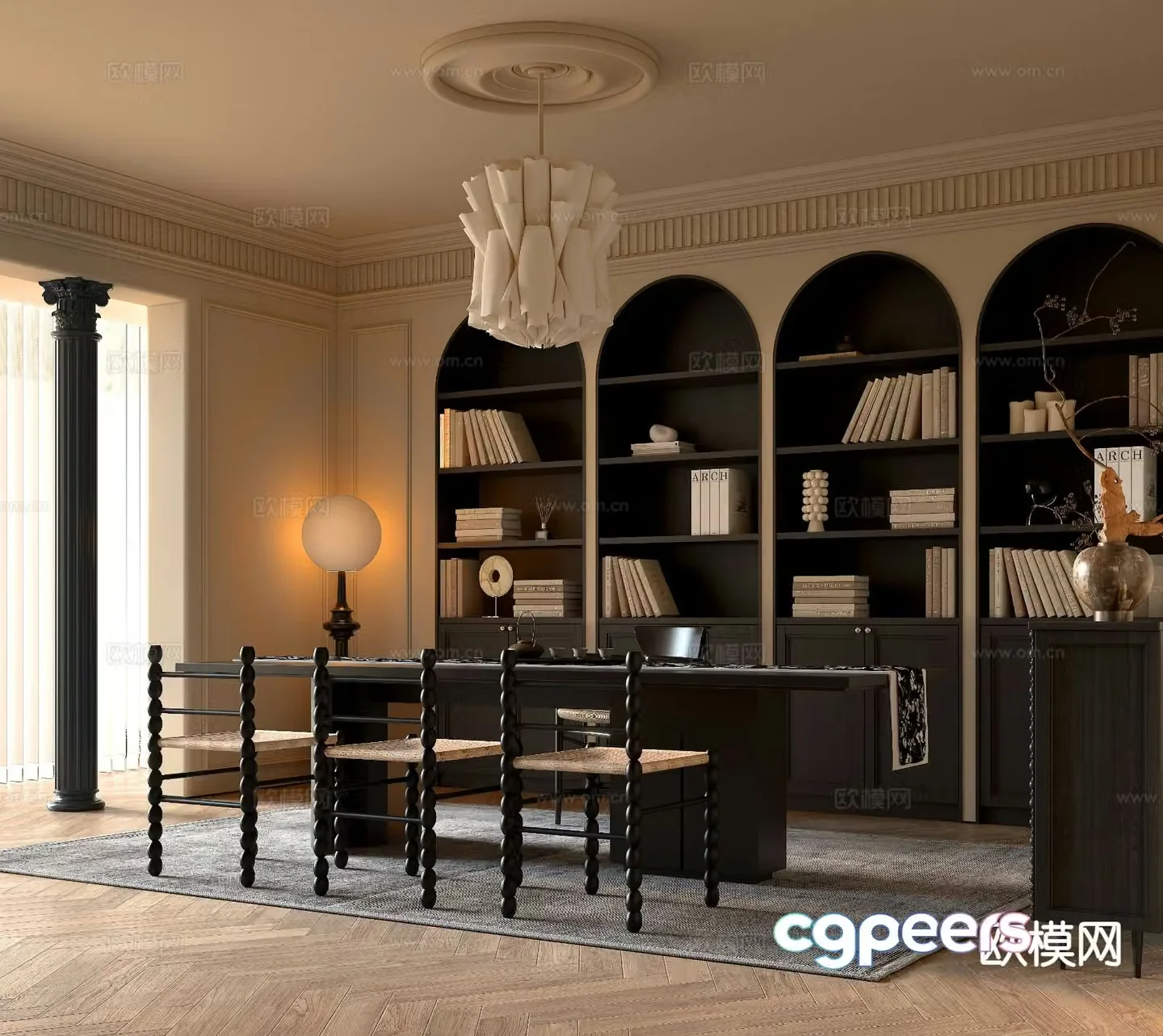 French study 3d model
