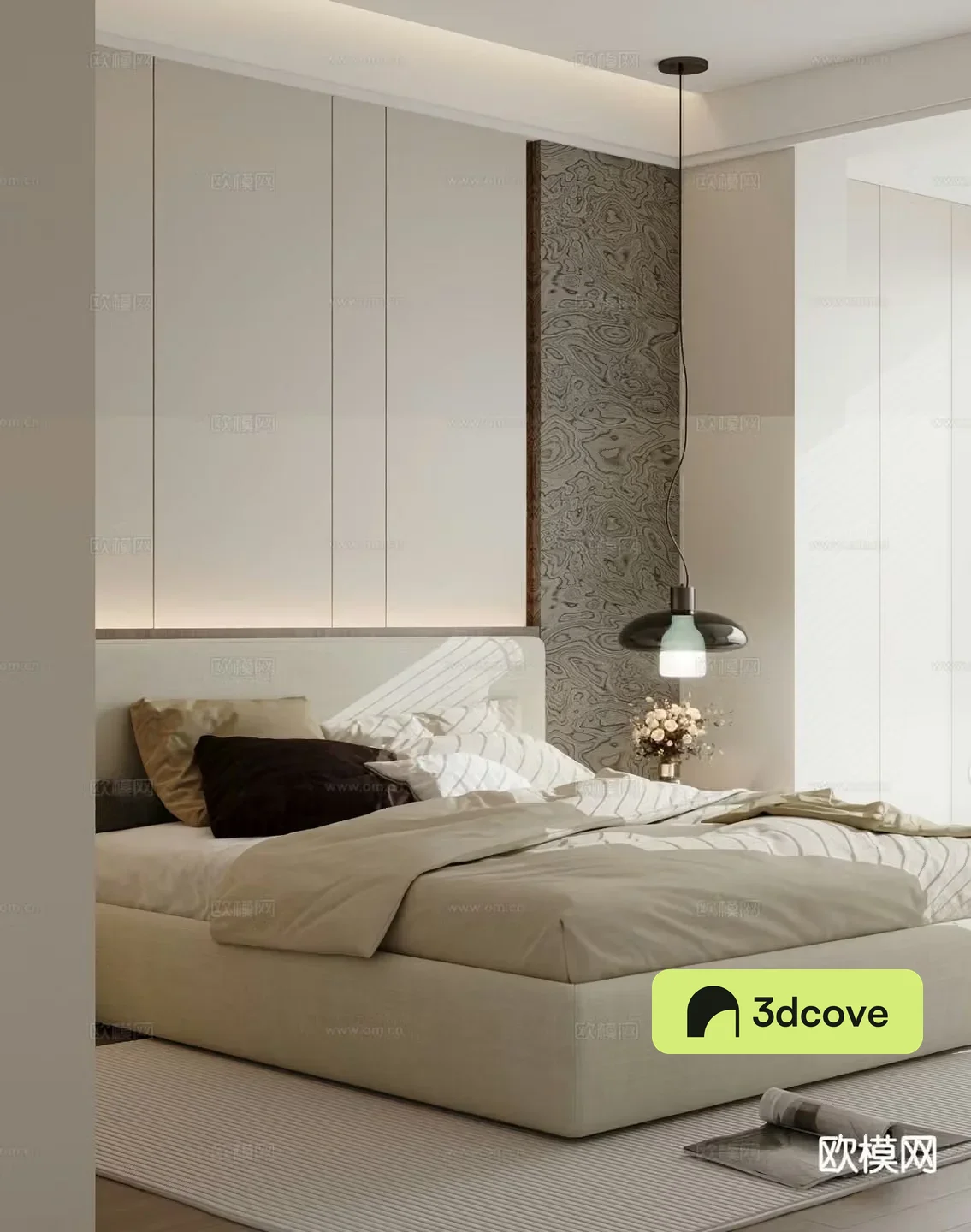 Modern double bed