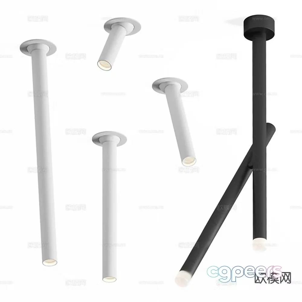 downlight spotlight lighting fixture 3d model