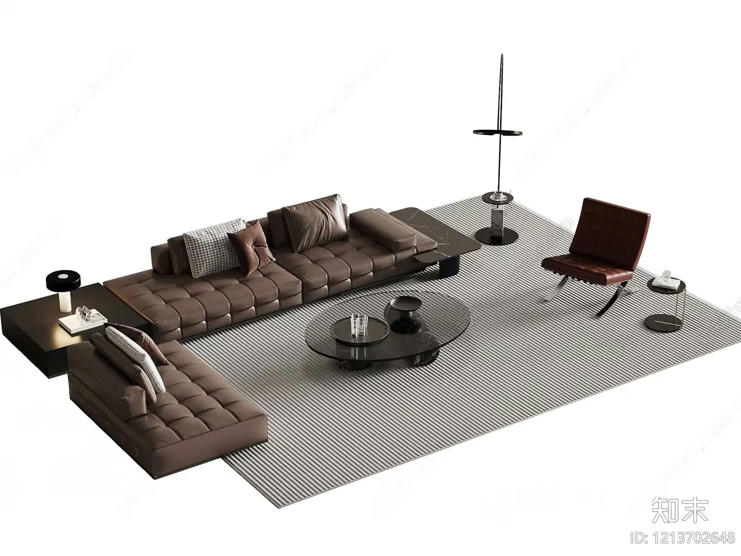Modern Living Room 3D Model – 11268 – VRAY Render