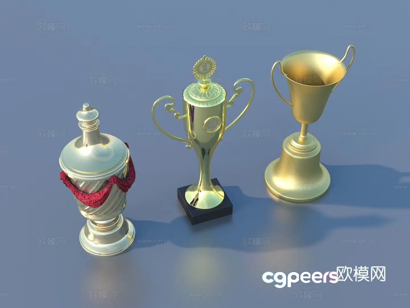 Trophy Metal Trophy Three-dimensional 3D Model