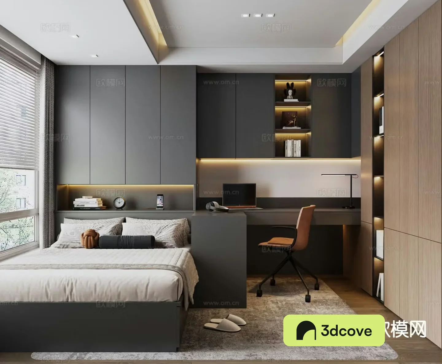 Italian tatami bedroom