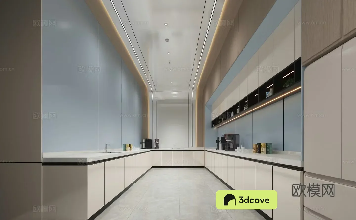 Modern tea room