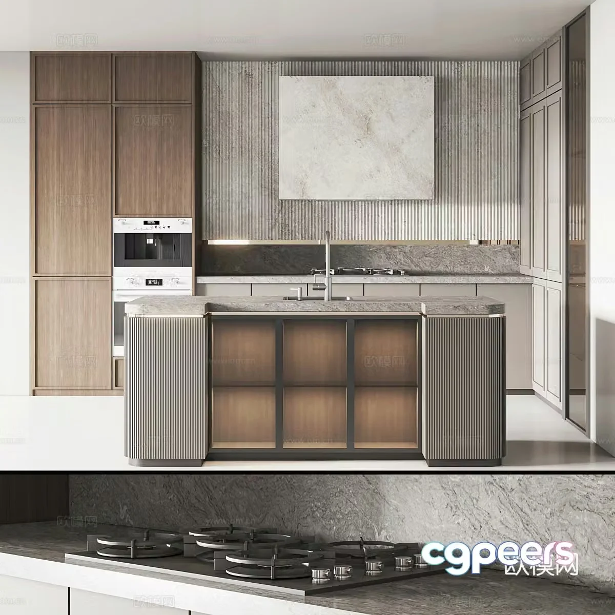 New Chinese style cabinet 3D model