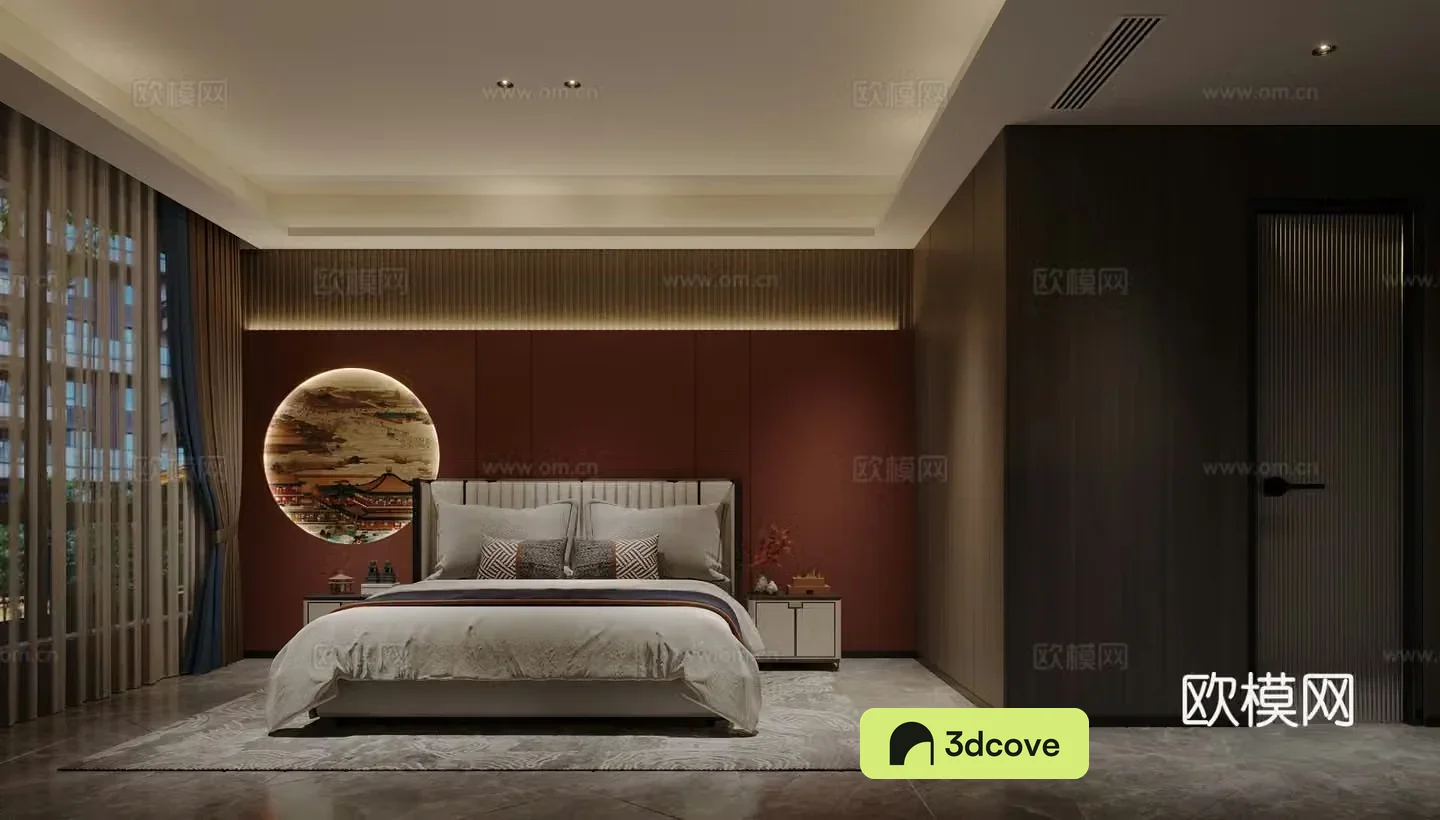 New Chinese bedroom