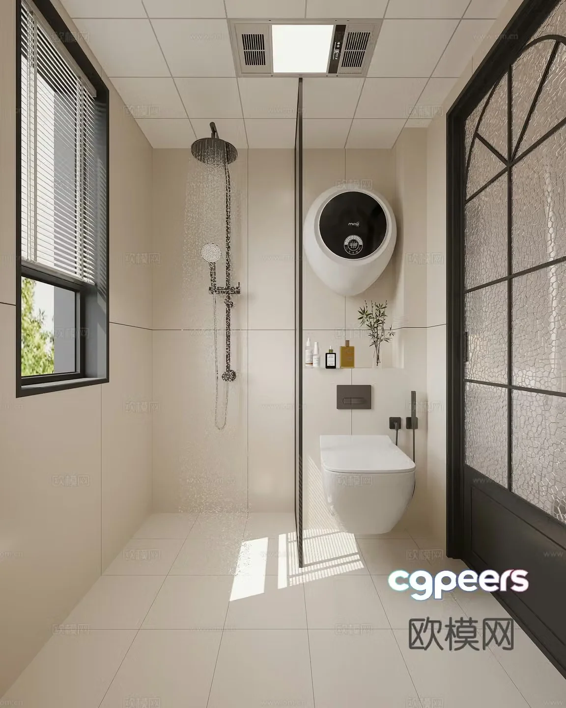 Modern bathroom 3d model