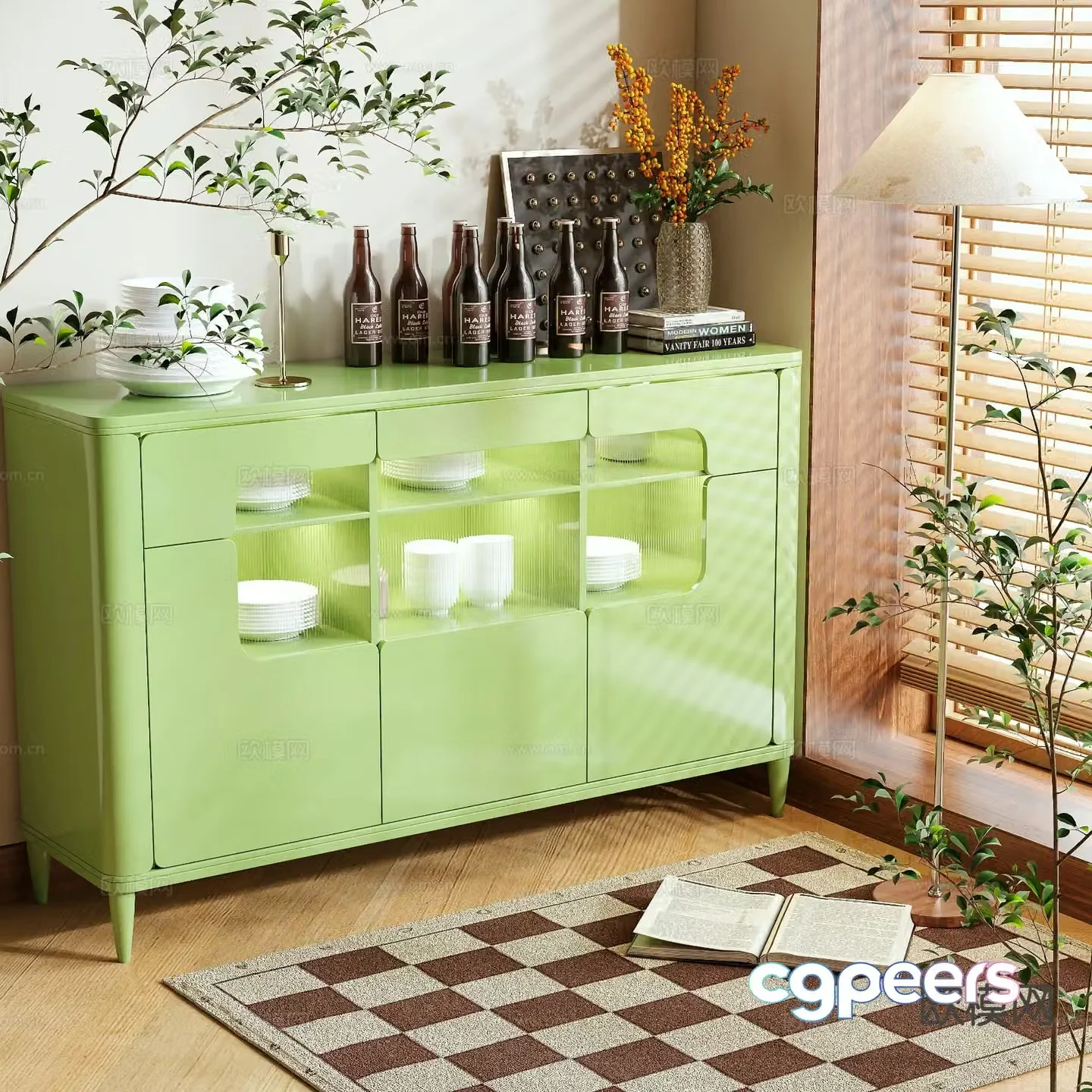 Nordic sideboard 3d model