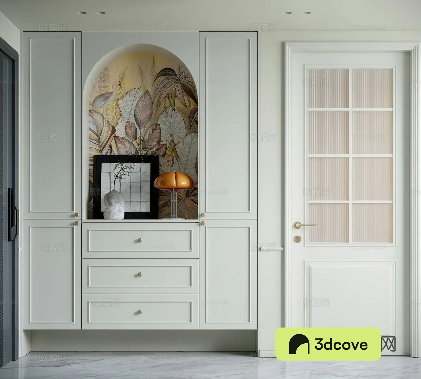 European style entrance