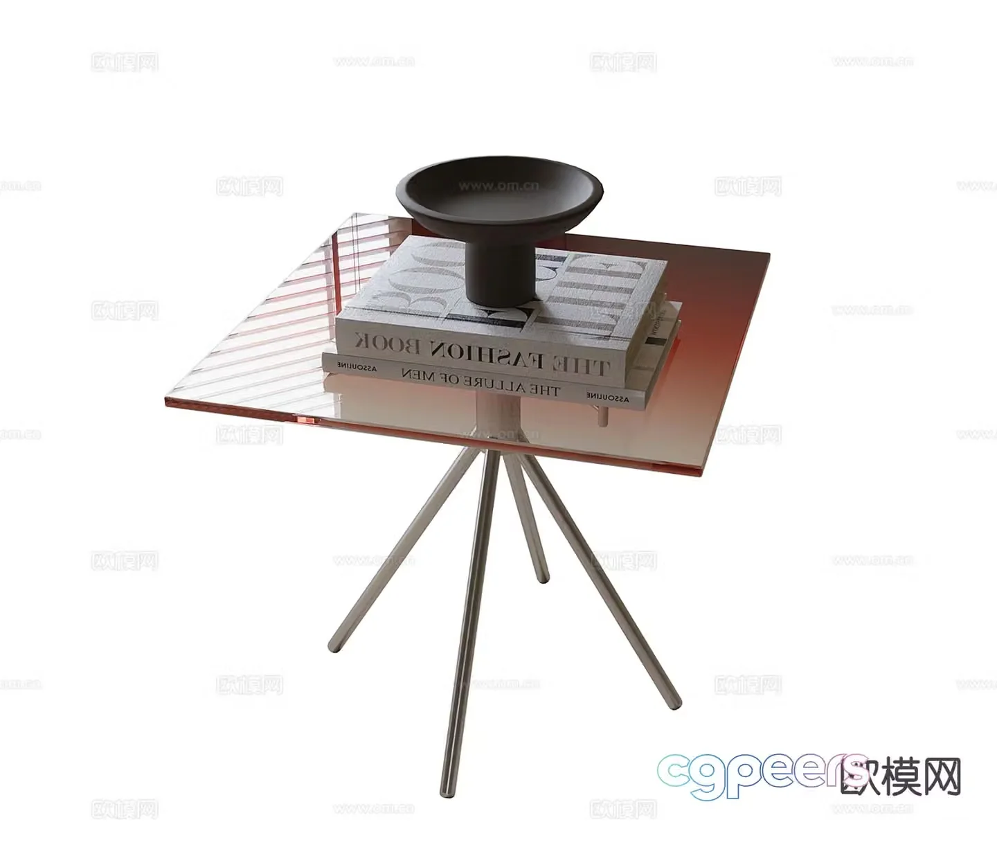 Modern side table corner table table table 3d model