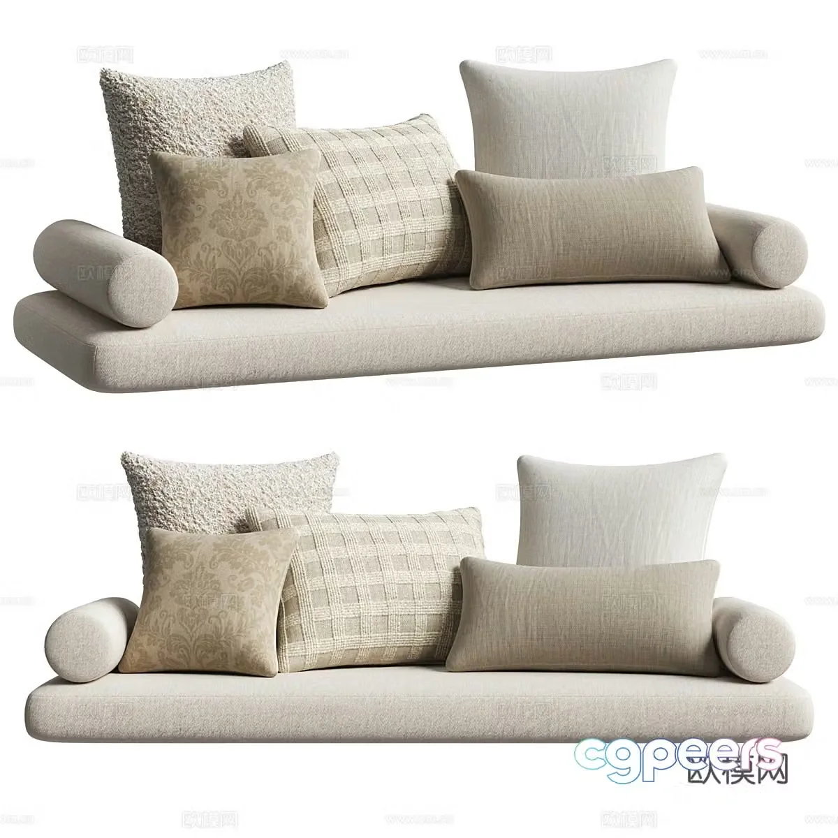 Multiplayer sofa 3d model