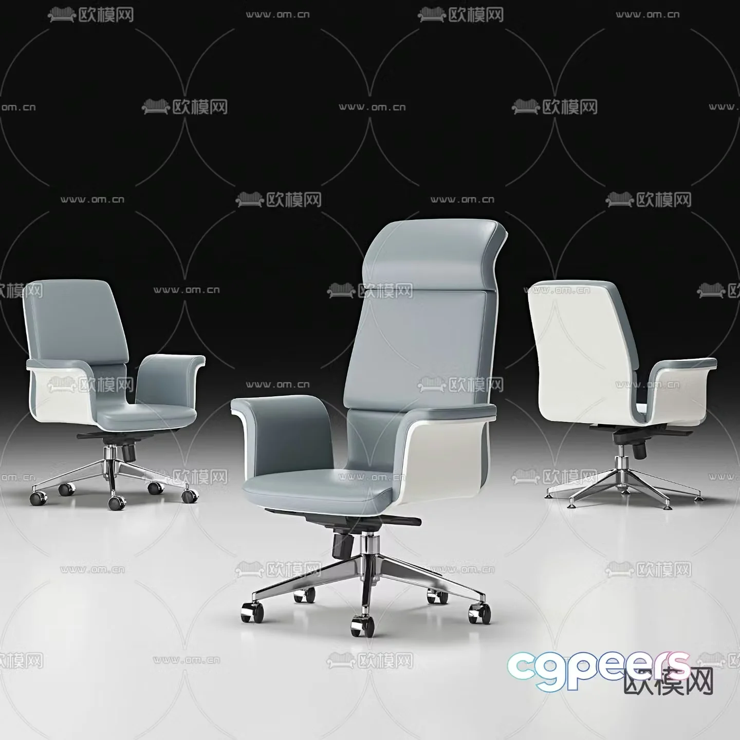 Office chair boss chair staff chair conference chair 3d model