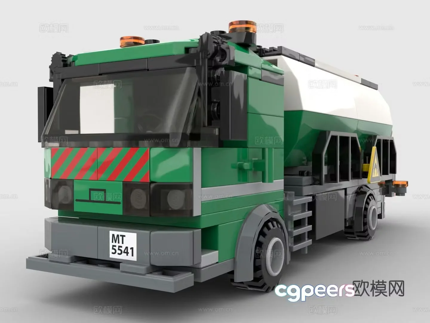 Lego LEGO toys building blocks truck tanker 3d model