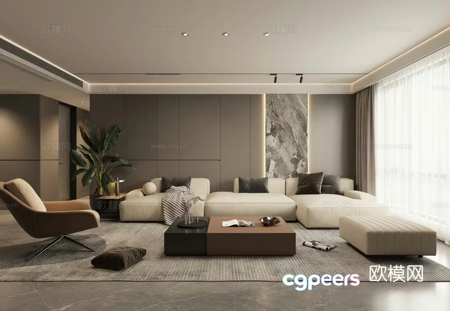 Living room 3d model