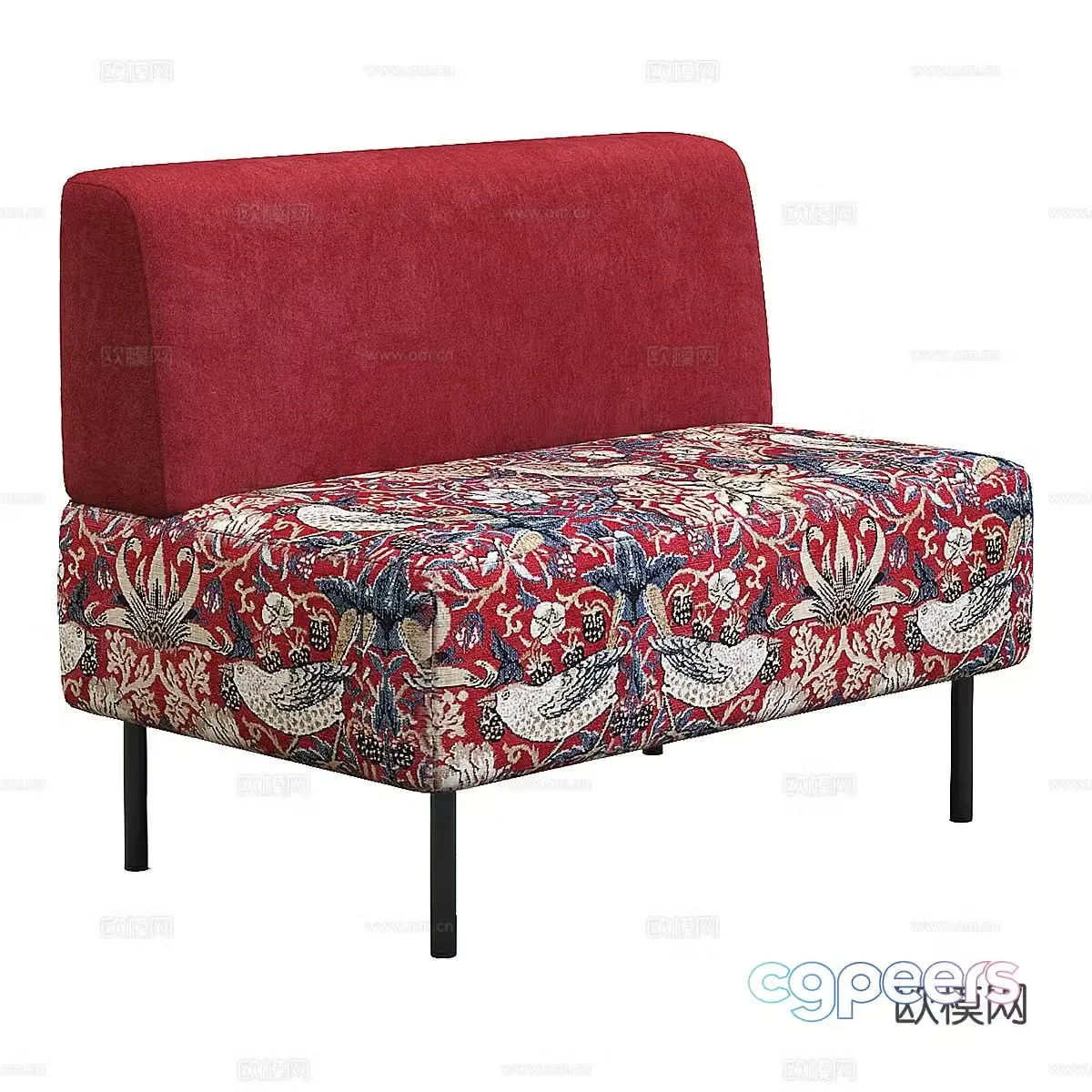 Modern leisure sofa 3d model